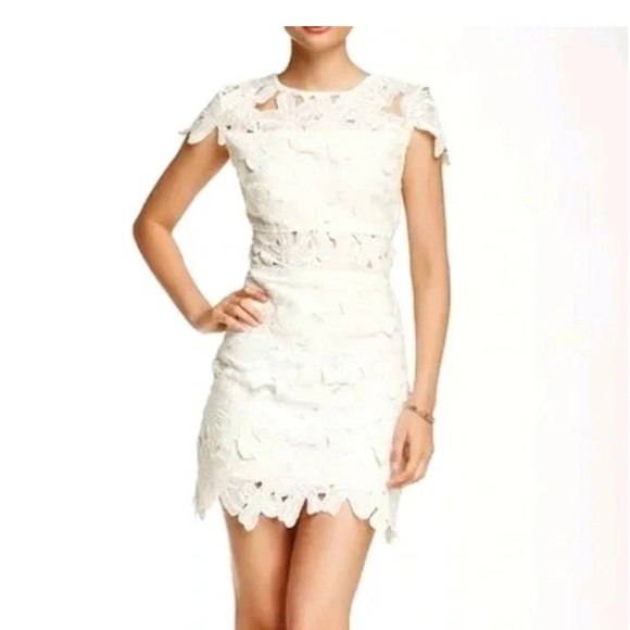 Romeo + Juliet Couture Cutout Lace Dress - Picture 1 of 13
